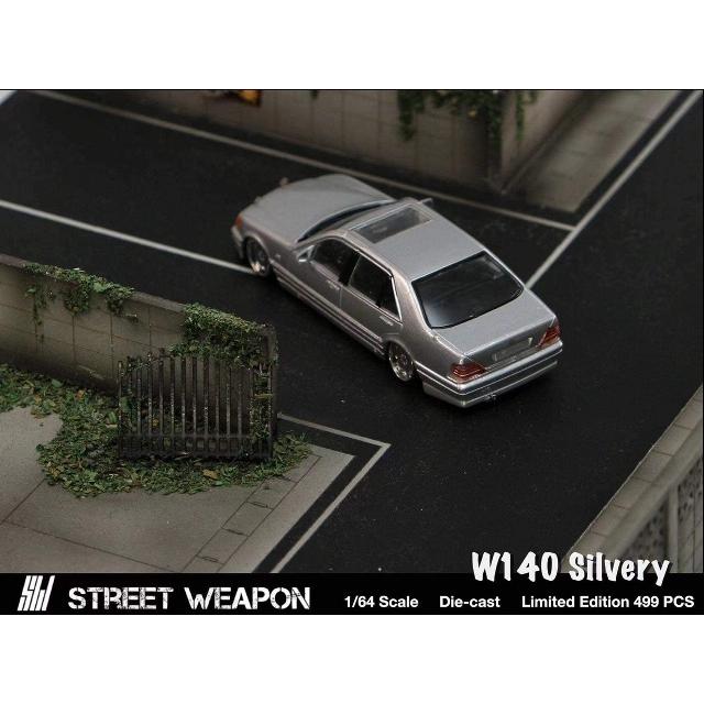 メルセデスベンツW140 1/64 499台限定ミニカー　希少品 メルセデスベンツW140 1/64 STRIETWEAPON499台限定ミニカー