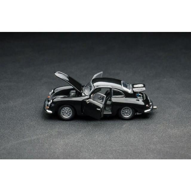 新品 PGM-640504-1 PGM 1/64 ポルシェ Porsche 356 ブラックフル開閉モデル (四角台座)｜freestyle-hobby｜13