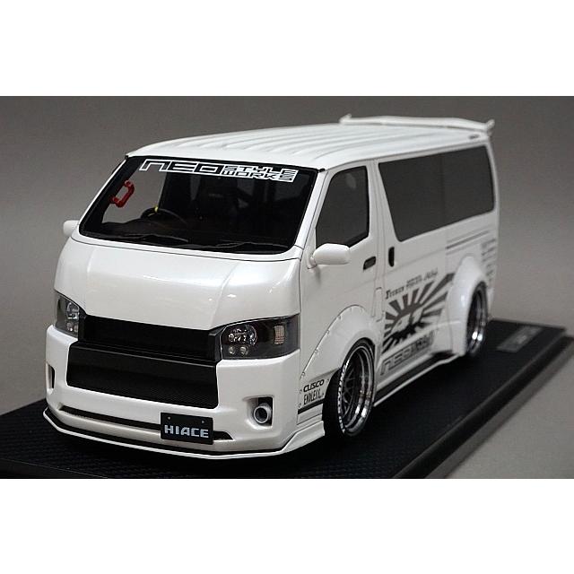 1/18 イグニッションモデル IG2804 T・S・D WORKS ハイエース パール 