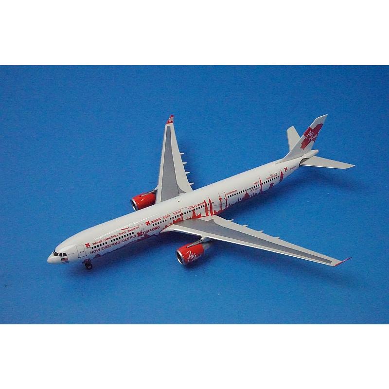 はな 1/400 A330-300 エアアジア Now Everyone Can Fly Xtra Long 9M-XAA