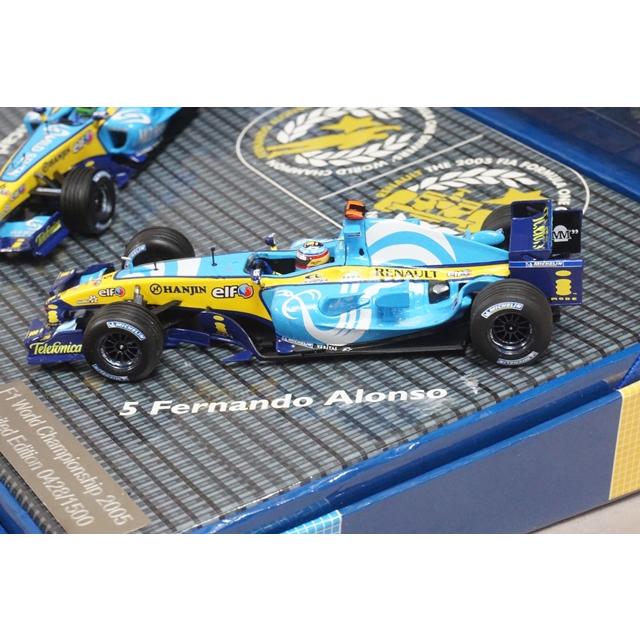 1/43 ミニチャンプス ルノー R25 2005 F1 ワールドチャンピオン チーム