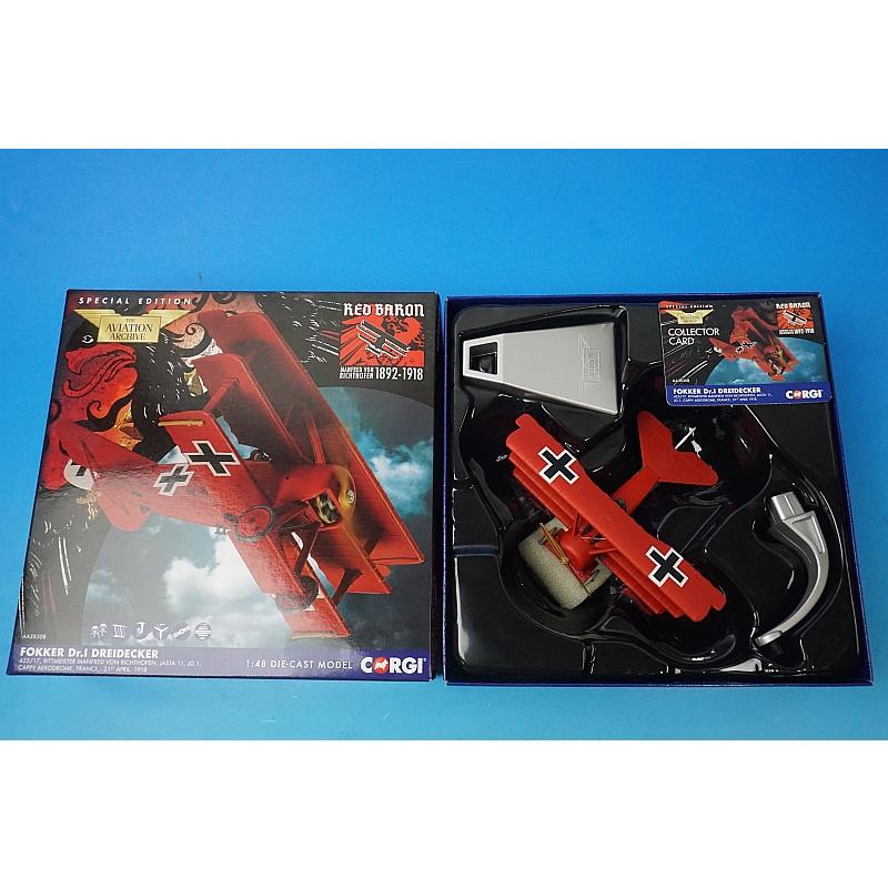 1/48 フォッカー FOKKER Dr.I DREIDECKER RED BARON/レッドバロン [AA38308] コーギー/中古｜freestyle-hobby｜07