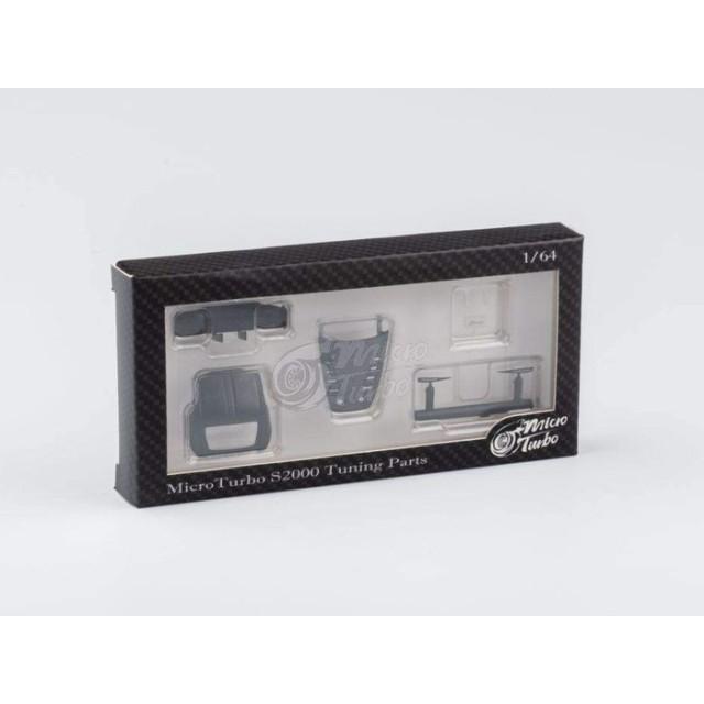 マイクロターボ S2000 レースカー 白 新品未開封品 新品 Micro Turbo 1/64 S2000 Race Car Metallic White, Boost