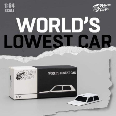 新品  Micro Turbo 1/64  バグ BUG WORLD'S LOWEST CAR 世界最低シャコタン車 Metal White｜freestyle-hobby｜07
