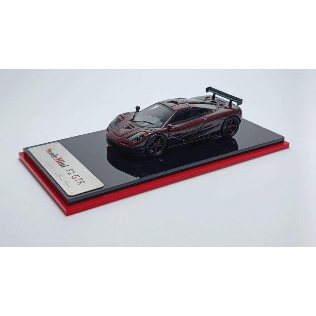 予約 ScaleMini 1/64 マクラーレン Mclaren F1 GTR & F1 LM Dark Red 