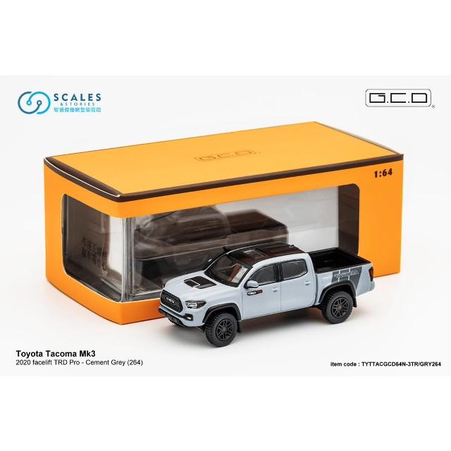 新品  ゲインコーププロダクツ GCD 1/64 トヨタ タコマ Toyota TACOMA TRD Pro Cement Grey｜freestyle-hobby｜05