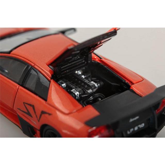 予約  High Rev Model HRM 1/64 ランボルギーニ Lamborghini LP670 SV Orange 限定 399台｜freestyle-hobby｜03