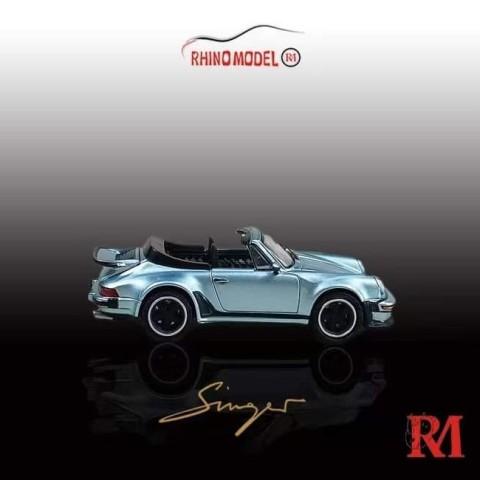 Voiture Miniature 1/64 Porsche 930 Singer Turbo Study Cabriolet - RHINO MODEL Édition Limitée