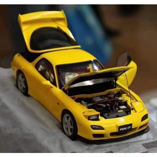 予約  Polar Master 1/18 マツダ RX-7 スピリットR Mazda RX7 Bathurst R yellow フル開閉｜freestyle-hobby｜03