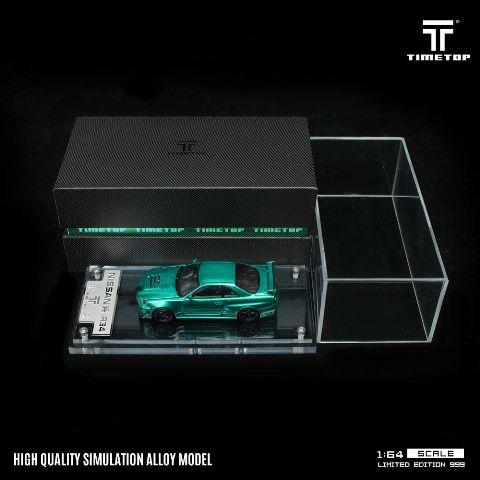 予約  TimeTop 1/64 日産 Nissan GTR34 Metallic Green - Gift Box｜freestyle-hobby｜07