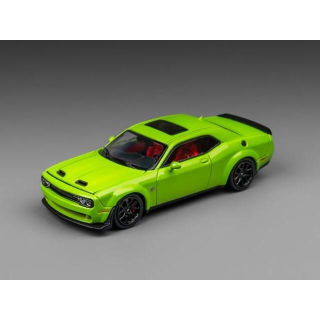 Stance Hunters 2023 Dodge Challenger SRT Hellcat - Scala 1:64 - Rosso E Marrone - Pressofuso - 2