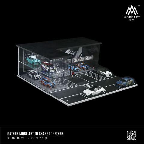 ミニカー専用ジオラマ：1/18＆1/24 コンパクトショールーム（ミラータイプ） Yahoo!オークション -「ジオラマモデル」(ミニカー) の落札相場