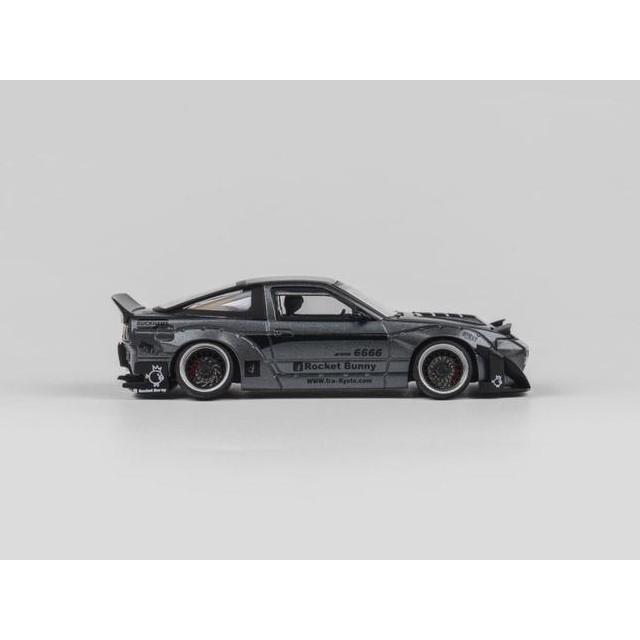 1/64 Micro Turbo パンデム ロケットバニー 180SX MICRO TURBO] 1:64 180SX Rocket Bunny Metallic Blue