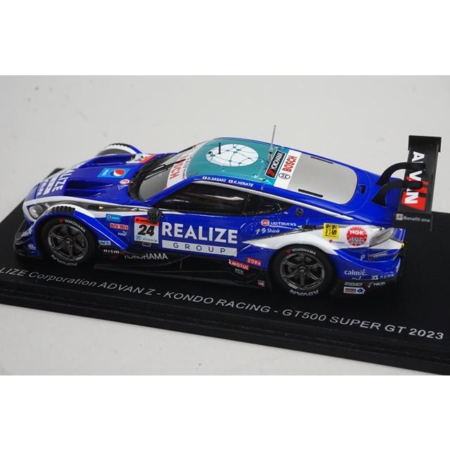 1/43 スパーク SGT059 日産 リアライズコーポレーション ADVAN Z コンドーレーシング GT500 スーパーGT 2023 #24 佐々木大樹 / 平手晃平の画像