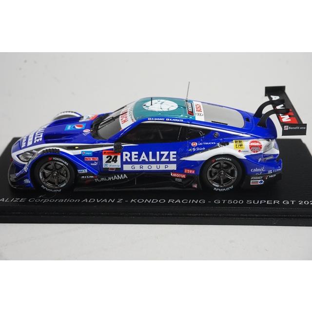 1/43 スパーク SGT059 日産 リアライズコーポレーション ADVAN Z コンドーレーシング GT500 スーパーGT 2023 #24 佐々木大樹 / 平手晃平の画像