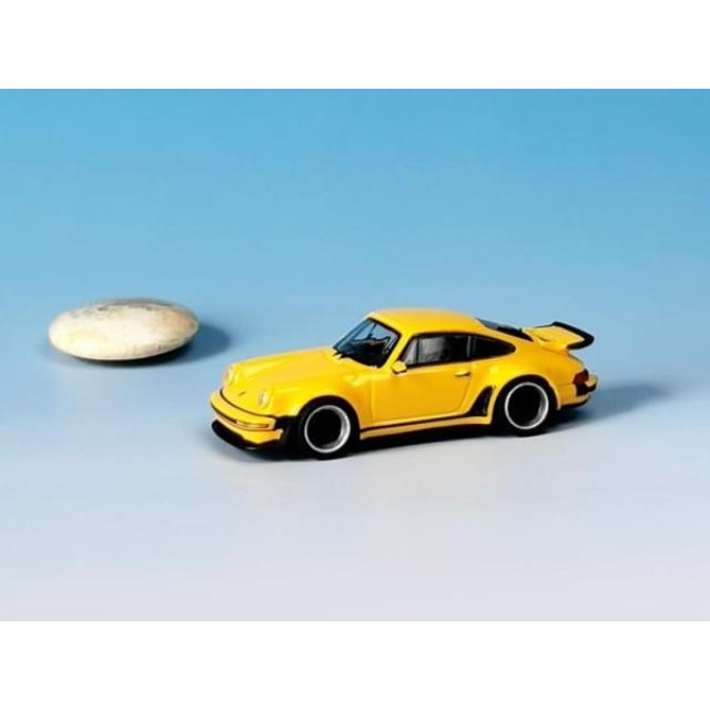 Modèle Réduit Porsche 911 (991.2) Carrera 4 GTS Cabriolet Orange 1:64 - Rhino Model, Neuf