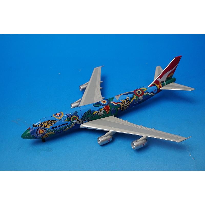 1/400 B747-300 カンタス ナランジドリーミング VH-EBU Sky/中古