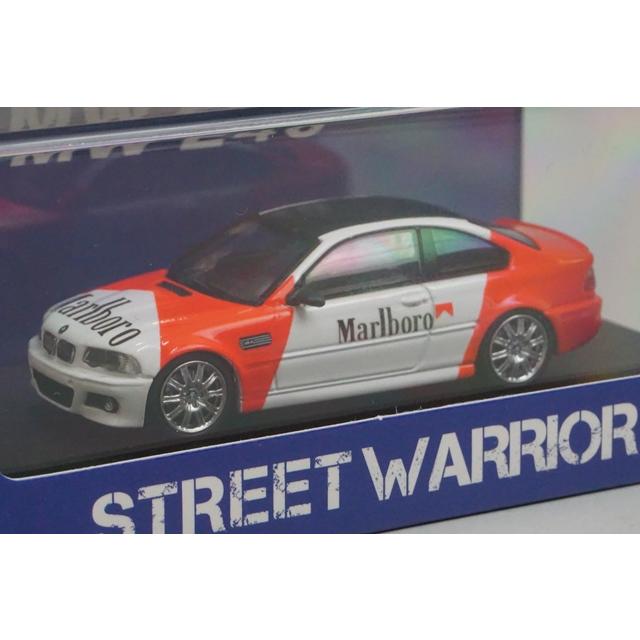 新品 SW Street Weapon 1/64 BMW E46 M3 Red Marlboro