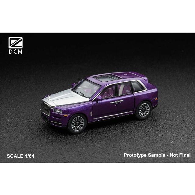 ロールスロイス カリナン フル開閉 1/64 ミニカー CULLINAN DCM 新品 DCM 1/64 ロールス ロイス カリナン Rolls Royce Cullinan Purple