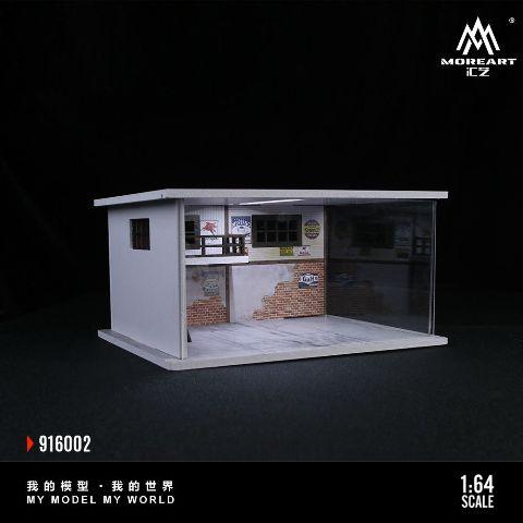 新品 MO916002 MoreArt 1/64 組立済み 照明付き ジオラマ ASSEMBLED