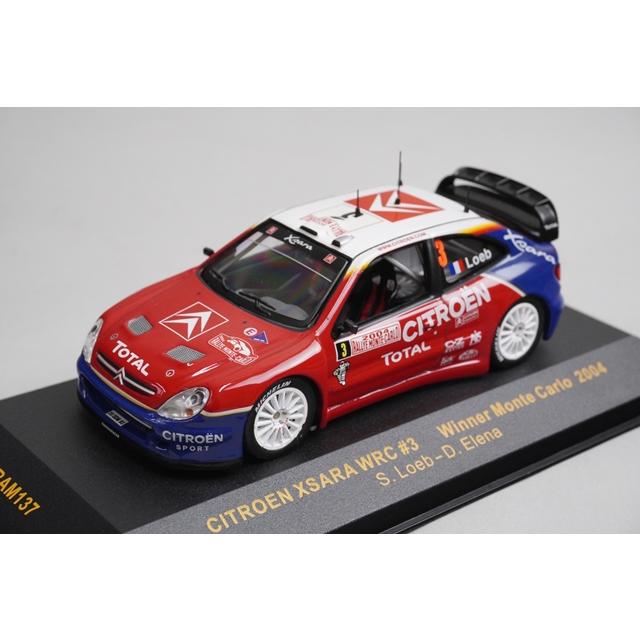 シトロエンクサラWRC 2004（モンテカルロ）・ナイト仕様・S.ローブ Amazon | 1/18 シトロエン 〓 クサラ WRC モンテ ナイト