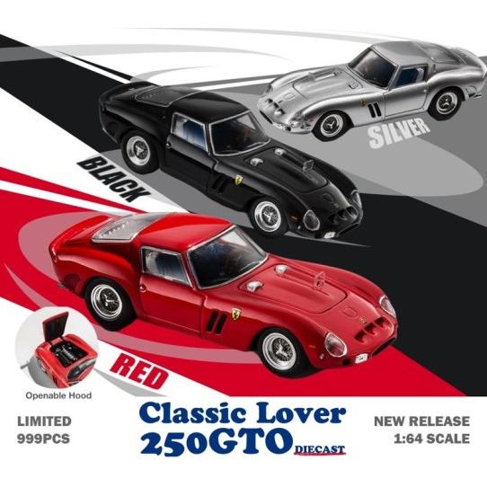 新品 Classic Lover CL 1/64 250 GTO Silver : ブーストギア ヤフー店