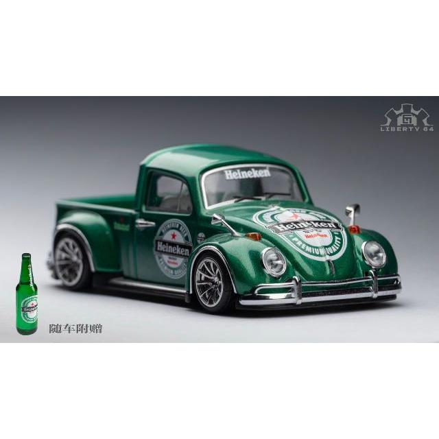 新品 Liberty 64 1/64 ビートル ピックアップ Beetle Pickup. Heineken