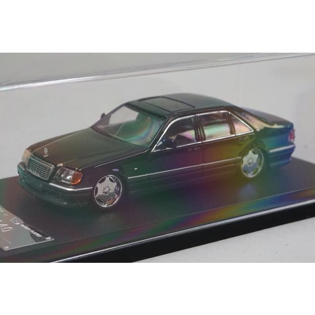 新品 SW Street Weapon 1/64 メルセデス ベンツ Benz W140 S600 Black