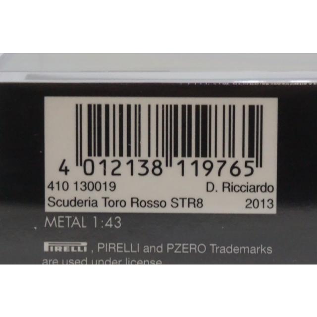 1/43 ミニチャンプス 410130019 スクーデリア トロロッソ STR8 2013