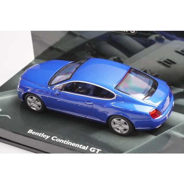 1/43 ミニチャンプス 436139022 ベントレー コンチネンタル GT ブルー 