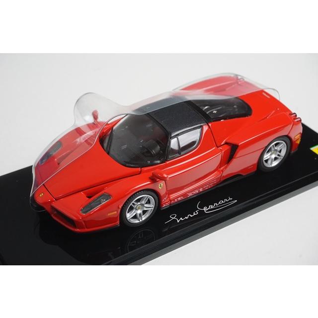 エンツォフェラーリ　1/43 京商 1/43 京商 05001RK フェラーリ エンツォ レッド/カーボンルーフ