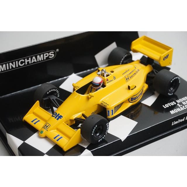 1/43 ミニチャンプス 400870011 ロータス ホンダ 99T モナコGP 1987