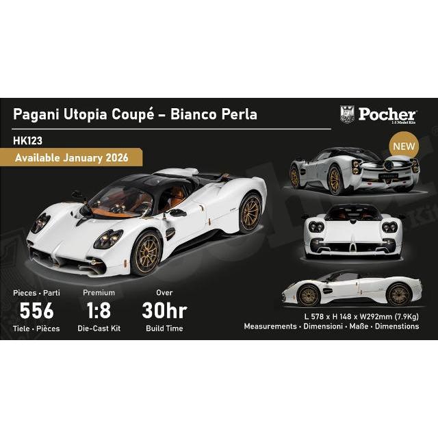 予約 HK123 Pocher ポケール 1/8 パガーニ ウトピア （ユートピア