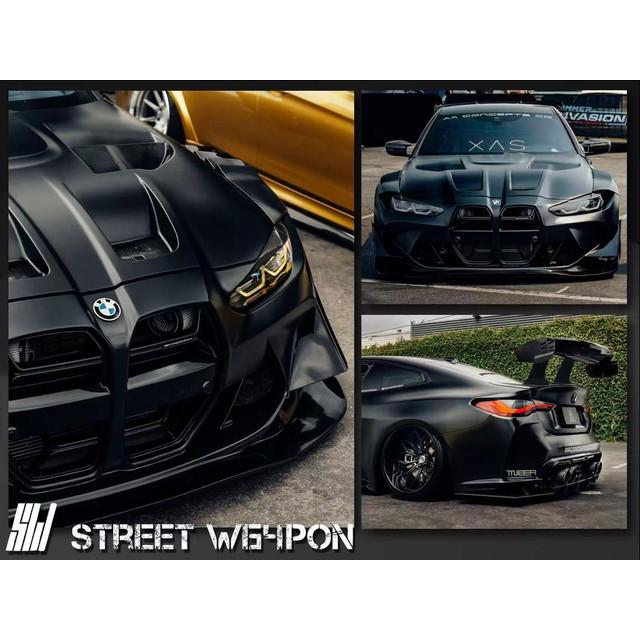 新品 SW Street Weapon 1/64 BMW G82 M4 GTR Widebody Kit Modified 改造 Bright ...
