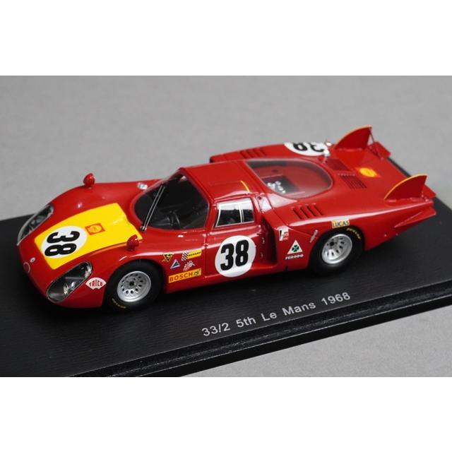 1/43 スパーク S4367 アルファロメオ 33/2 ルマン 5th 1968 #38