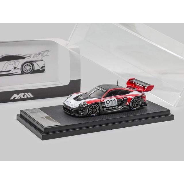 予約 HKM 1/64 ポルシェ 911 (992) GT3 R Rennsport Red-White