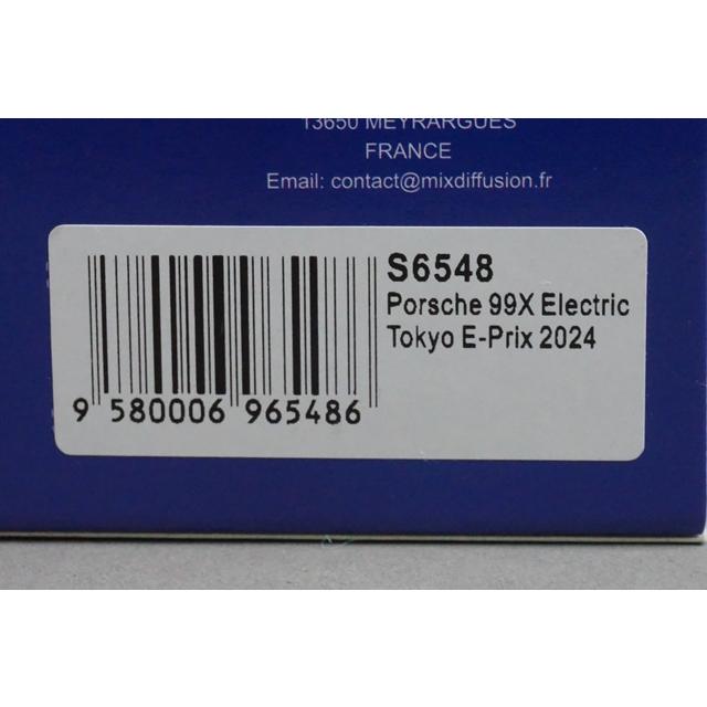 1/43 スパーク S6548 ポルシェ 99X エレクトリック 東京 E-Prix 2024 #94 P.ウェーレイン ABBフォーミュラe限定品_8