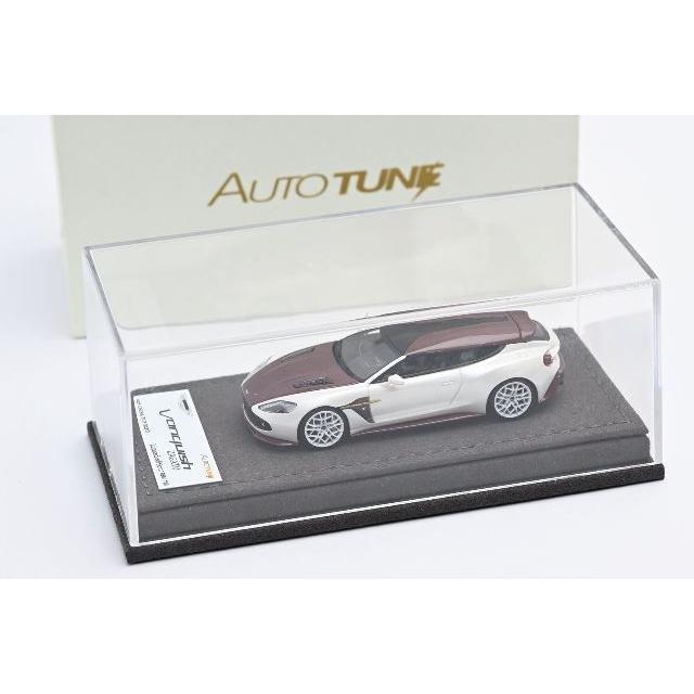 取っておく  Autotune Model 1/64 アストンマーティン ヴァンキッシュ ザガート ASTON MARTIN Vanquisih Zagato Shooting Brake Pearl White/Red Carbon Fiber