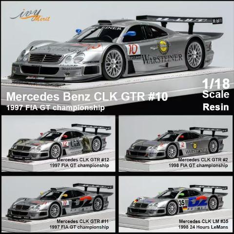 予約 IVY 1/18 メルセデスベンツ MERCEDES BENZ CLK-GTR 1997 #11