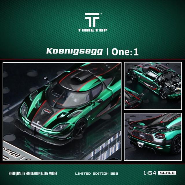 予約 TT644817 TimeTop x Time Model 1/64 ケーニグセグ Koenigsegg