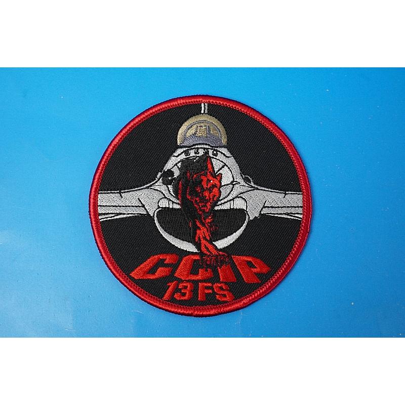 ワッペン UASF アメリカ空軍 F-35 ライトニング 13FS/第13戦術戦闘飛行隊 ベルクロなし/中古 : ブーストギア ヤフー店 ...