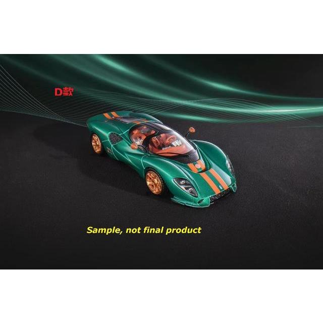 予約 Mirage 1/64 デ・トマソ De tomaso P72 Metallic Green