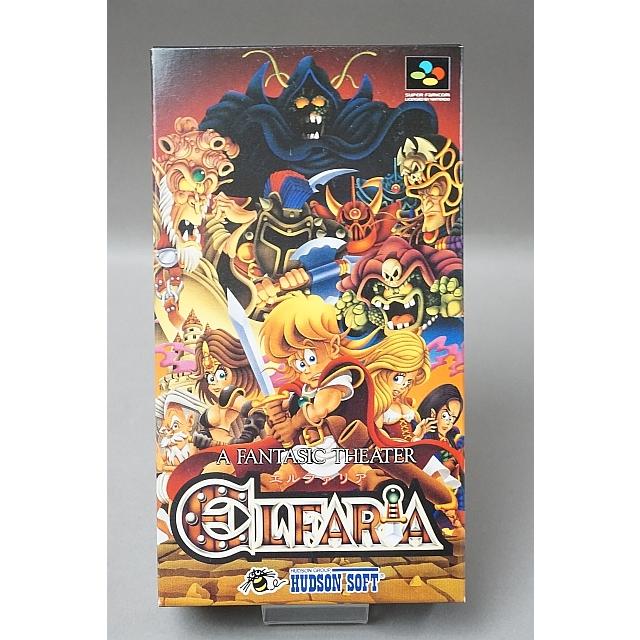 中古 SFC スーパーファミコンソフト エルファリア 箱説付き : ブースト