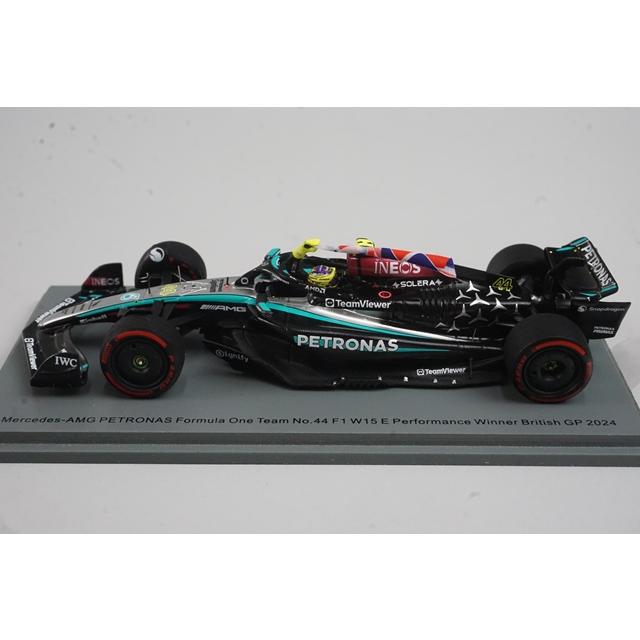 1/43 ぴかぴか光る S9533 メルセデスAMG ペトロナス F1野球クラブ W15 E演芸 連合王国GP 勝ち取る 2024 #44 L.ハミルトン