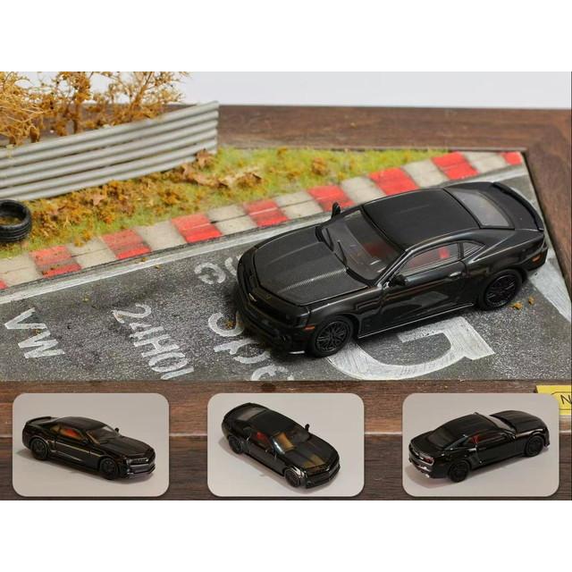 【未使用品】ホビーショップシリーズ　CHEVROLET CAMARO 新品 Fine Works64 1/64 シボレー カマロ　第5世代　Chevrolet Camaro Carbon Cover Pearl  White-Boost Gear ミニカー通販