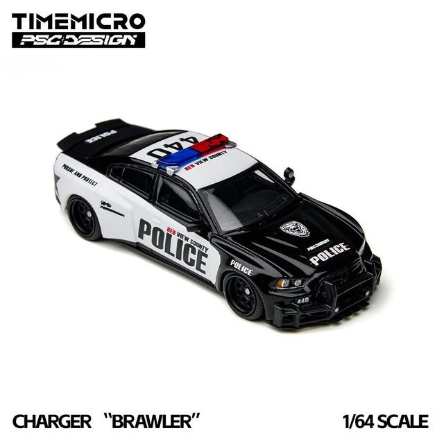 新品 TM648203 TimeMicro × PSC DESIGN 1/64 ダッジ チャージャー