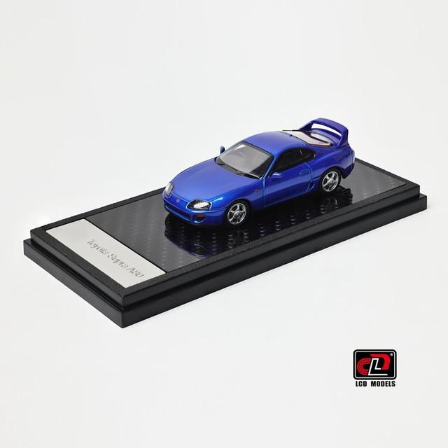 新品 LCD64037-BU LCD 1/64 トヨタ スープラ Supra A80 Blue