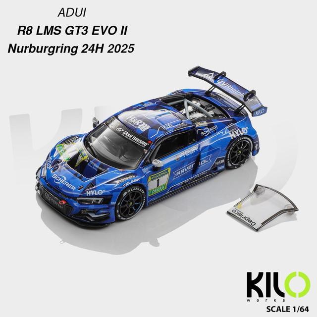 新品 KLW0036-1 KILOworks 1/64 アウディ Audi R8 LMS GT3 EVO II
