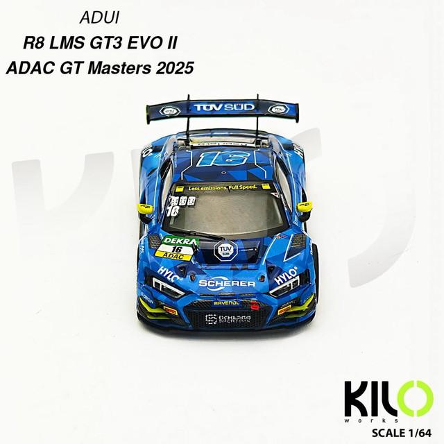 予約 KLW0036-2 KILOworks 1/64 アウディ Audi R8 LMS GT3 EVO II ADAC