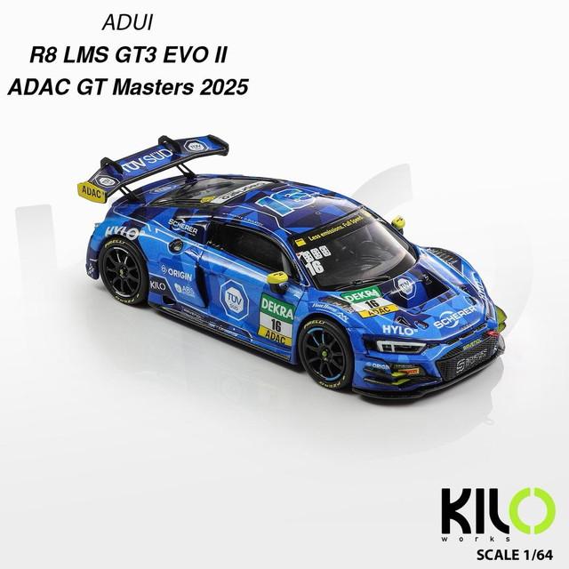 新品 KLW0036-2 KILOworks 1/64 アウディ Audi R8 LMS GT3 EVO II ADAC